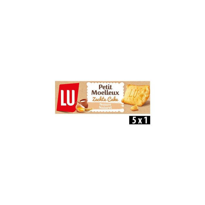 Lu Petit Lu Moelleux Zachte Cake Naturel 5st - 140gr