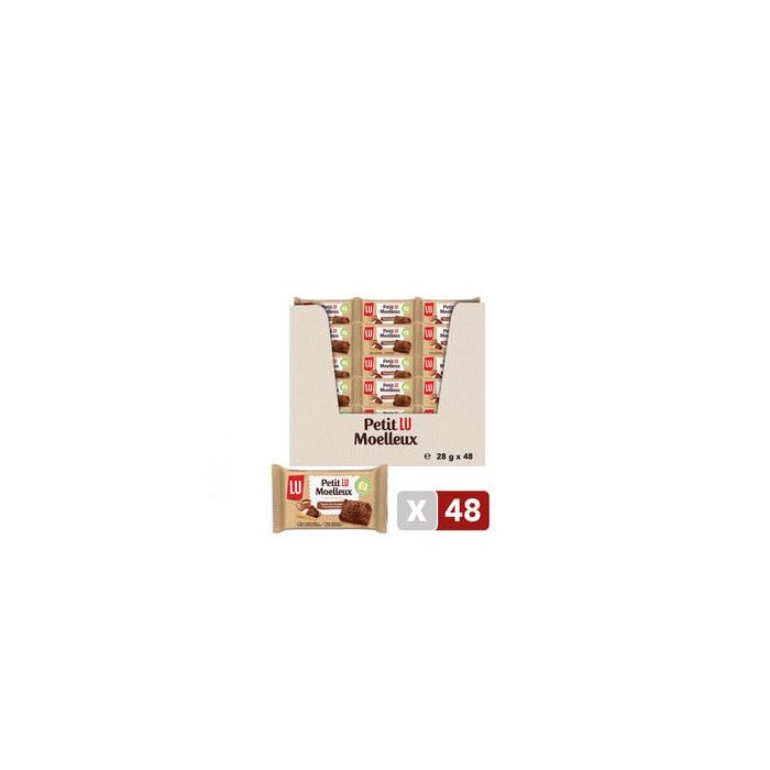 Lu Petit Lu Moelleux Chocolade Cakes 1st 28gr