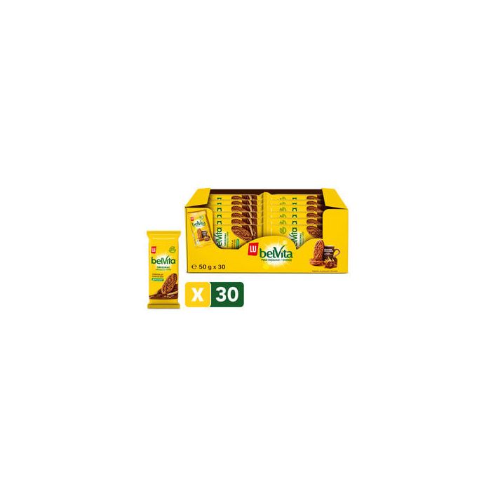Lu Belvita Ontbijtkoeken Chocolade 50gr