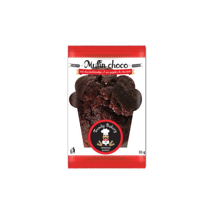 Trendy Muffin Double Choco 55gr