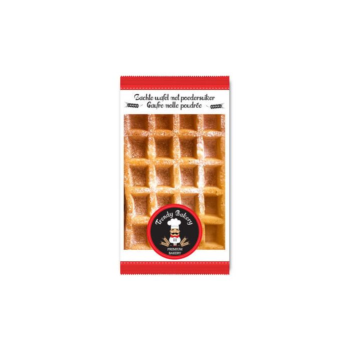 Trendy Malse Wafel Met Poedersuiker1st 40gr