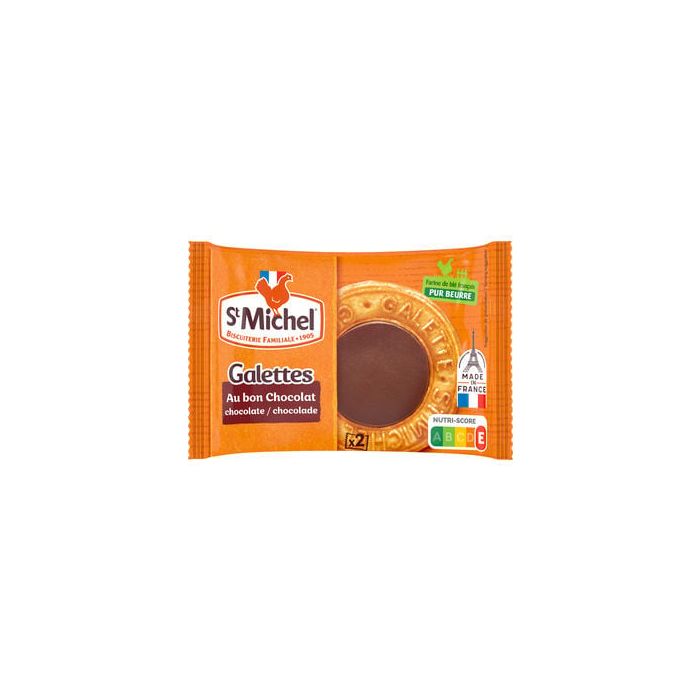 St Michel Galettes Chocolade 2x20gr