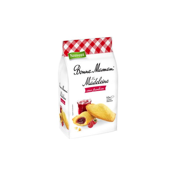 Bm Madeleine Coeur Framboos 10st-300gr