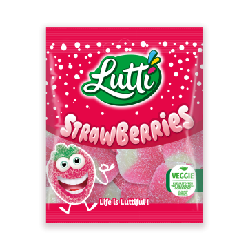 Lutti aardbeien 12 x 80 gram