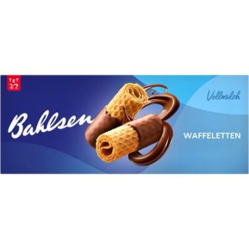 Bahlsen Waffeletten Milk 100gr x 12 stuks