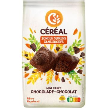 Cereal Mini Cakes Chocolade Z/g 28gr x 7st