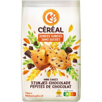 Cereal Mini Chocolade Chip Cakes Z/g 30gr x 12 stuks