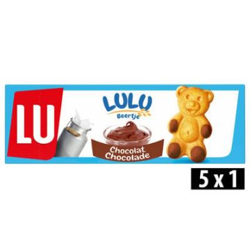 Lulu Beertje Chocolade 150gr x 20 stuks
