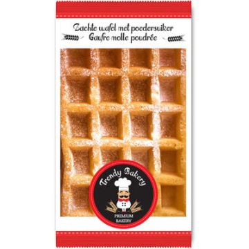Wafel met poedersuiker 1st 40gr - 48 stuks