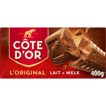 Reep Chocolade Cote d or  400g x 9 stuks
