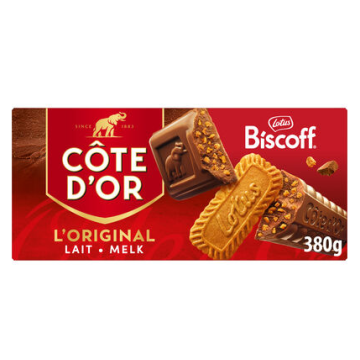 côte d'or biscoff melkchocolade 9 x 380g