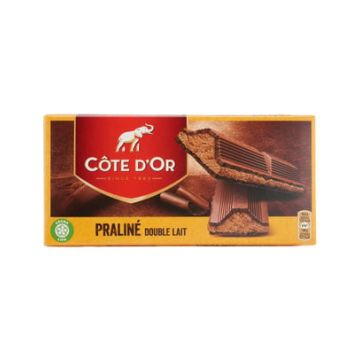 praline double lait van Cote d'Or 200 gram -  15 repen