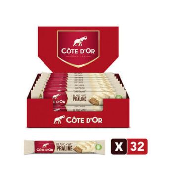 Cote d'Or witte chocolade 46 gram - 32 repen