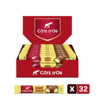 Chocolade met banaan cote d'or 48 gram - 32 repen