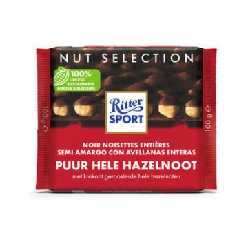 Ritter Sport pure chocolade  100 gram - 10 repen