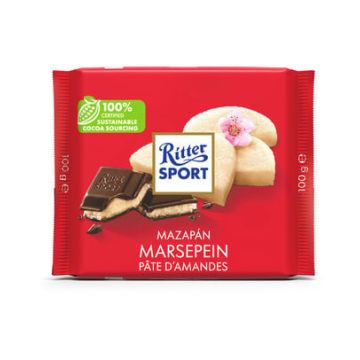 Ritter Sport marsepein 100 gram - 12 stuks