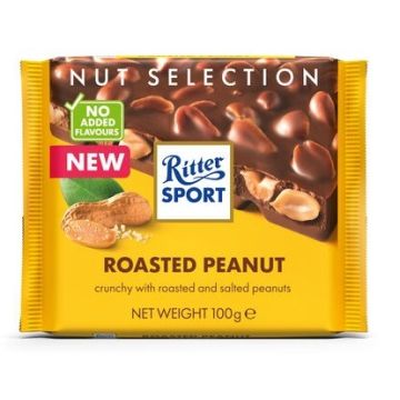 ritter sport roasted peanut 11 x 100gr