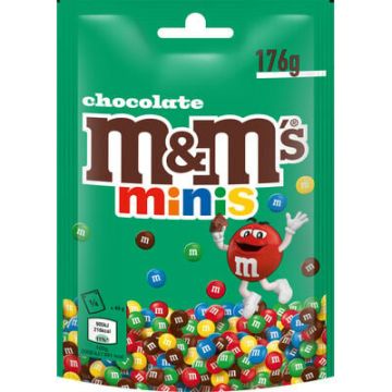 mini m&m's in een zakje 11 stuks - 176 gr