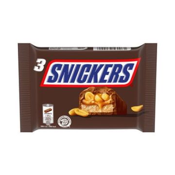 Snickers 3 pack  34 stuks - 150 gr