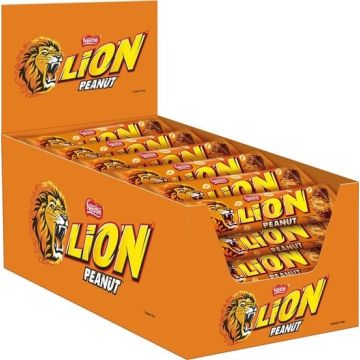 Lion peanut chocoladereep 41gr - 24 repen