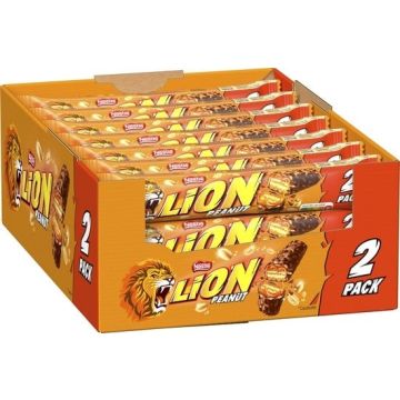 Nestle Lion peanut bar 62gr - 28 stuks