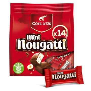 Cote D’or Mini Nougatti 180gr x 14 stuks