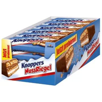 knoppers chocolade reep 40gram - 24 stuks