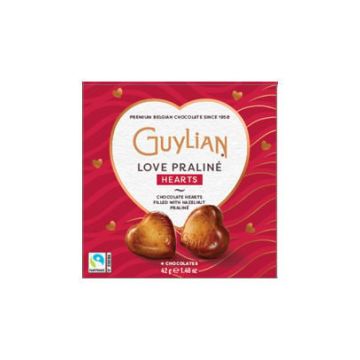 Hartjes pralines van Guylian 42 gram - 2x12