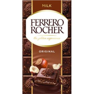 Ferrero Rocher reep 90 gram - 8 repen