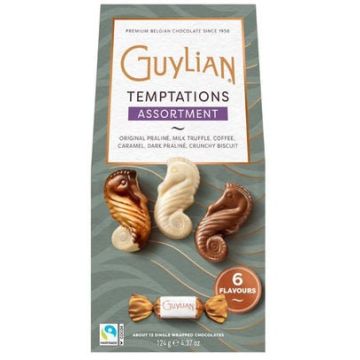 Guylian Temptation Mix 3 smaken 124 gram - 12 stuks