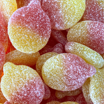 Lutti perzik snoepjes - 3 kg