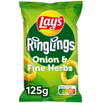 Lay's Ringlings 125gr x 12 stuks
