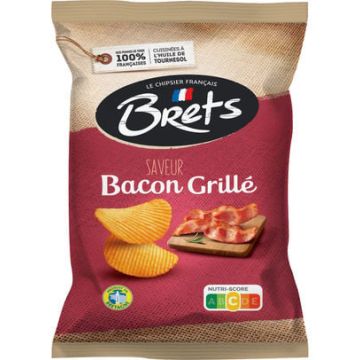 Brets Chips Bacon 125gr x 10 stuks