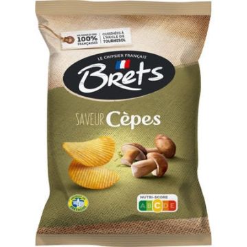 Brets Chips Cepes 125gr x 10 stuks