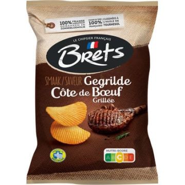 Brets Chips Cote De Boeuf 125gr x 10 stuks