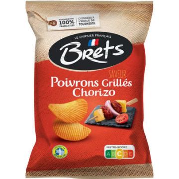 Brets Chips Chorizo 125gr x 10 stuks