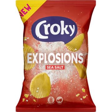 Croky Explosions Sea Salt Chips 40gr x 20 stuks