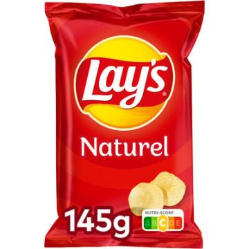 Lays Naturel  145gr x 20 stuks
