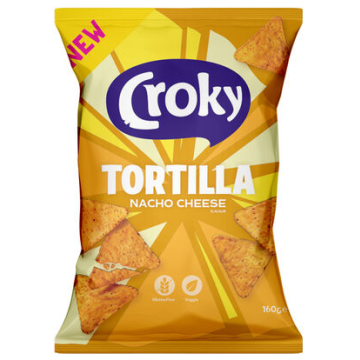 Croky Nacho Cheese 160gr x 10 stuks