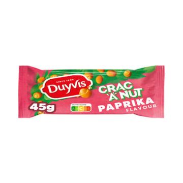 Duyvis Crac a nut Paprika 45gr x 20 stuks