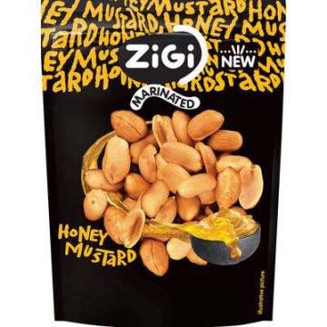 Zigi Honey Mustard Peanuts 70gr x 14 stuks