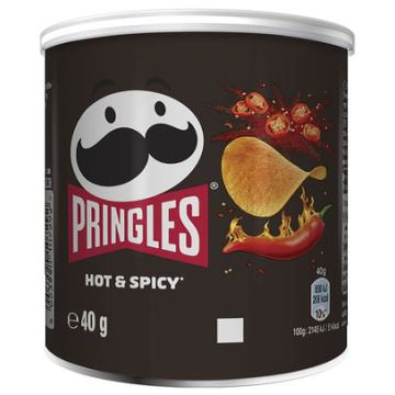 Hot and Spicy Pringles 40gr x 12 stuks
