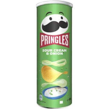 Pringles Sour Cream and Onion 165gr x 19 stuks