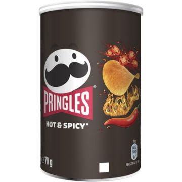 Pringles Hot and Spicy 70gr x 12 stuks