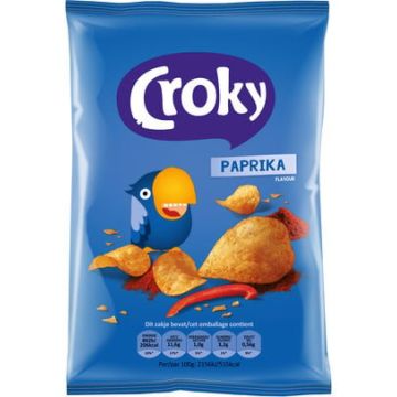 Croky Paprika Chips 40gr x 20 stuks