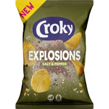 Croky Explosions Chips Salt & Pepper 40gr x 20 stuks