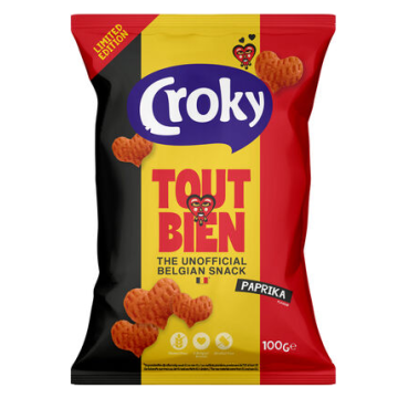 Croky hearts paprika 12 x 100g (€1,95/zak)