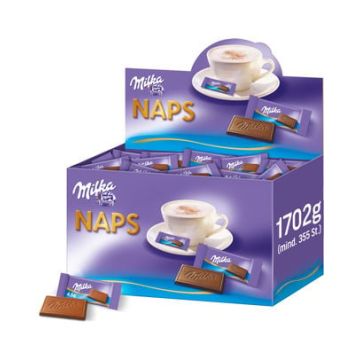 Milka Naps chocolade 1.7kg - 335 stuks
