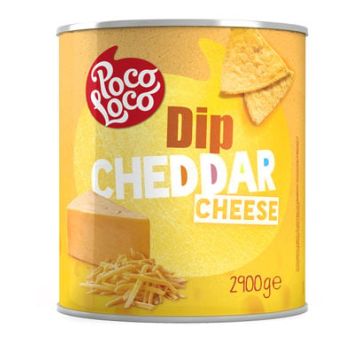 Poco Loco Cheddar Cheese Dip 2,9kg x 3 stuks