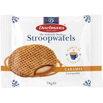 Daelmans Mini Caramel Stroopwafels 78gr - 36 stuks